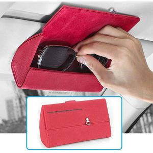 Zonnebril Magnetische Opbergdoos Auto Visor Bril Case Organizer Brillen Card Bag Clip Holder Visor Zonnescherm Auto Accessoires