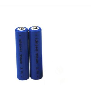 2 Stks/partij 3.7V 10440 Oplaadbare Batterij 350Mah Aaa Oplaadbare Batterij Geschikt Voor Zaklamp Speelgoed