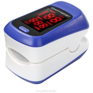 Vingertop Pulsoxymeter Vinger Zuurstof Verzadiging Monitor Bloed SPO2 Hartslagmeter Voor Volwassenen Kids Au 20