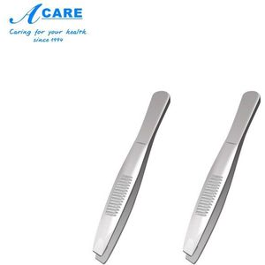 Wenkbrauw Pincet Kammen Set Professionele Rvs Slant Tip Ontharing Eye Brow Make-Up Tool Nuttig Mooie Baard Mini