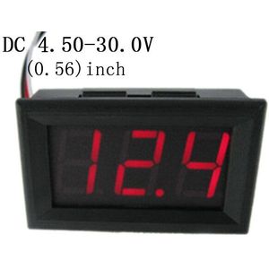 Mini Digitale Voltmeter Ampèremeter 1 Pcs Digitale Display Voltmeter DC4.5-30V Panel Current Meter Tester Led Digitale Display