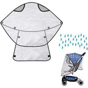 Kinderwagen Regenhoes Wind Dust Shield Kinderwagen Kinderwagen Kinderwagen Regenhoes Universele Transparante Waterdichte Regenhoes