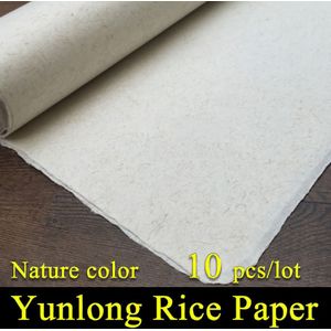 Chinese Schilderkunst Rijstpapier Kalligrafie Tekening Papier Handgemaakte Fiber Xuan Papier Yunlong Moerbei Papier