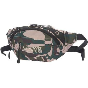 Li-Ning Unisex Outdoor Adventure Waistpack Mannen & Vrouwen Camouflage Polyester Voering Sport Tassen ABLM004