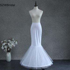White Mermaid Petticoat Onderrok Jupon Sous Robe Mariage Lolita Jurk Bruid Boutique Petticoats