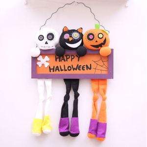 Halloween Decoratie Benodigdheden Zwarte Kat Deur Opknoping Halloween Creatieve Pop Hanger Bar Party Layout Jurk Up