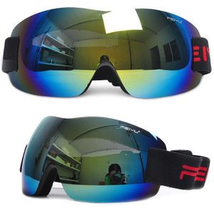 Ski Bril Mannen Vrouwen Snowboard Goggles Single Lens Bril Voor Volwassenen Skiën Fietsen Wandelen Oogbescherming