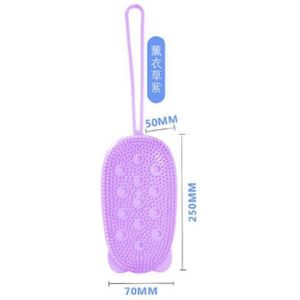 Siliconen Lichaam Scrubber Silicone Soft Langharige Bad Zachte Borstel Bubble Bad Borstel Ingebouwde Schoonmaken Zeep Siliconen Massage borstel