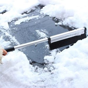 Auto Care Intrekbare Uitschuifbare Telescopische Sneeuw Borstel Ijskrabber Voor Winter Auto Voertuig Voorruit 65Cm Lange