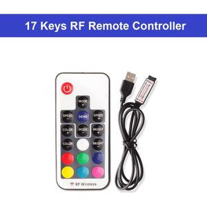 Bluetooth Usb Rgb Led Strip Licht 5V Volt Muziek Ir Rf Afstandsbediening 3 17 44 Toetsen Afstandsbediening Draadloze voor Rgb 5050 2835 Led Strip