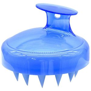 Badkamer Spa Massage Borstel Kam Wassen Kam Zachte Scrubber Plastic Siliconen Borstel Voor Volwassenen Druk Verlichten Haar Wassen 1Pc