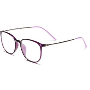 Yimaruili Ultra-Light TR90 Brillen Mannen Retro Ronde Pure Titanium Optische Bril Frame Vrouwen 2212B