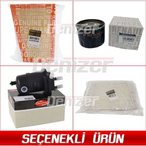 Megane 2 1.5 Dci Filter Set Lucht Olie Brandstof Pollen Filter Set