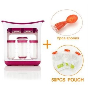 Babyvoeding Opslag Containers Pasgeboren Baby Voeden Voedsel Maker Pouch Set Biologische Verse Fruit Verpakkingsmachine