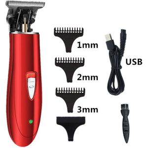 Haar Trimmer Clipper Wasbare Professionele Haar Snijmachine Voor Mannen Baard Scheren Haar Usb Oplaadbare