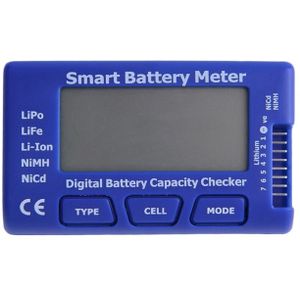 Digitale Batterij Tester Batterij Checker Controller Lcd Voor Lipo Life Li-Lon Nicd Nimh