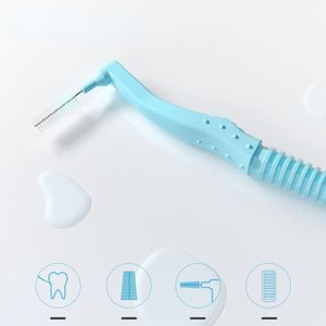 20 Stks/doos L Vorm Push-Pull Rager Orthodontische Tandenstoker Tanden Whitening Tooth Pick Tandenborstel Mondhygiëne Care