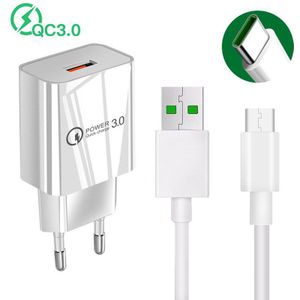 Voor Samsung S20 Fe A51 Google Pixel 4a 5G Snelle Usb Charger Adapter 5A Vooc Super Type C Lading kabel Oppo Reno4 F Realme 6 7 X50
