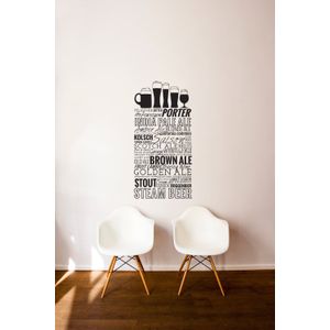 Quotes Muursticker Bar Restaurant Keuken Decals Decor Bier Cups Wall Art Voor Slaapkamer Mural Vinyl Decal Muursitckers S944