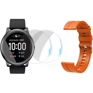 Xiaomi Haylou Solar Smart Horloge IP68 Waterdichte Sport Metalen Ronde Case Hartslag Sleep Monitor Haylou LS05 Voor Ios Android