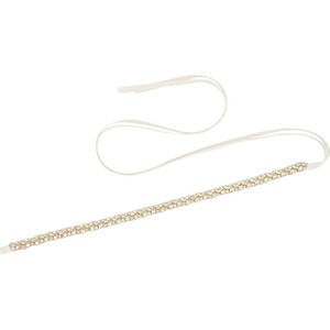 Topqueen S383-G Trouwjurk Riem Goud Strass Riem Bruids Riem Dunne Riemen Party Riem Vrouwen Riemen Luxe Riem Sieraden