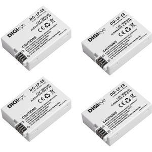 2Pcs 1800Mah LP-E8 LPE8 Lp E8 Batterij Voor Canon Rebel T3i T2i T4i T5i Eos 600D 550D 650D 700D Kus X5 X4 X6 Camera 'S