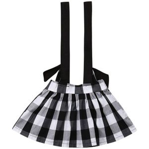 Emmababy Meisjes Rok Zomer Peuter Baby Girl Party Prinses Katoenen Riem Rok Plaid Kids Rokken Meisjes Zonnejurk 6M-4Y