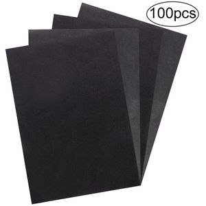 100 Stks/set Zwart A4 Copy Carbon Papier Schilderen Tracing Papier Graphite Schilderen Herbruikbare Schilderen Accessoires Leesbaar Tracing
