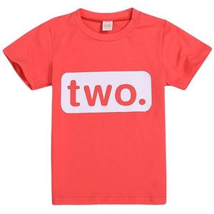 2nd Verjaardag Shirt Baby Boy 2 Jaar Oude Peuter Kids Outfit Tweede Twee T-shirt Party Katoenen Kleding