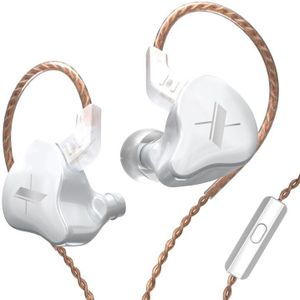 Kz Edx Oortelefoon 1 Dynamic Hifi Bass Oordopjes In Ear Monitor Hoofdtelefoon Sport Noise Cancelling Headset !