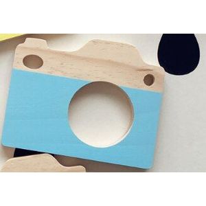 Leuke Houten Camera Speelgoed Decor Kinderen Inrichting Hout Ornament Kids Educatief Veilig Natuurlijke Speelgoed Fotografie Prop Beste