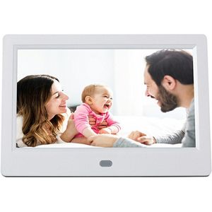 7 Inch Digitale Fotolijst Multifunctionele Speler Automatische Reflectie Handig Wekker Clear Fotolijst