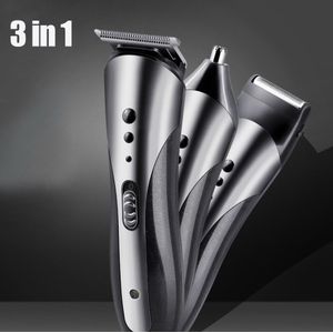 3-In-1 Elektrische Baard Scheerapparaat Voor Mannen Tondeuse Set Neus Scheren Tondeuse SMR88
