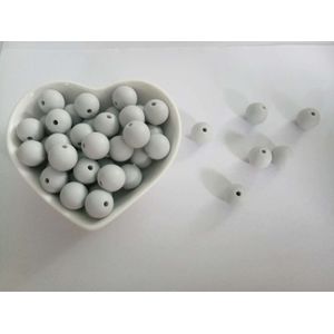 50 Stuks Siliconen Kralen Tandjes Voor Baby 12Mm Food Grade Milieuvriendelijke Tandjes Ketting Diy Sieraden Baby Bijtringen Kinderziektes Speelgoed