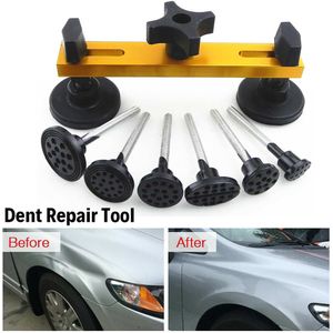 7Pcs Draagbare Concave Tand En T-Tand Puller Kit Kan Reparatie De Deuken Op Auto Voor Dagelijks Automobiel en Motorfiets Onderhoud