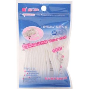 30 Stks/pakket Tandzijde Flosser Picks Tanden Tandenstokers Stick Tand Schoon Orale Zorg Badkamer Accessoires