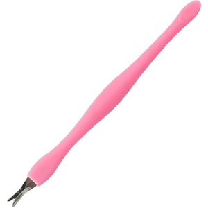 1Pc Dode Huid Remover Nail Art Vork Cuticle Remover Nipper Pusher Trimmer Rvs Pedicure Nails Care Nail Gereedschap