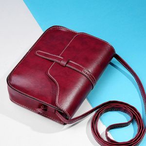 Mode Dame Meisje vrouwen Messenger Bag PU Leather Crossbody Satchel Schouder Handtas Boodschappentassen