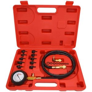 Olie Druk Tester Kit, psi Oliedruk Tester Gauge Tool Kit Voor Auto &#39;S Atv Vrachtwagens Gebruik Olie Waarschuwing Apparaten