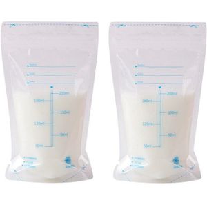 30 Stks/zak 200Ml Melk Vriezer Zakken Melk Babyvoeding Opslag Moedermelk Opbergtas Bpa Gratis Baby Veilig Voeden tassen Voeden