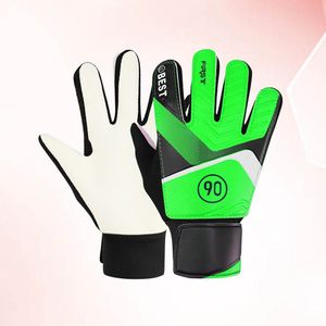 1 Paar Voetbal Sport Handschoen Doelman Shock-Absorberende Slijtvastheid Handschoen Doelman Ademend Verstelbare Beschermende Gear