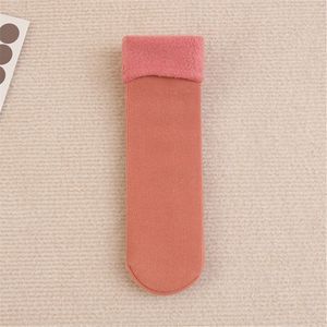 Vrouwen Winter Thicken Warm Thermische Sokken Voor Vrouwen Solid Black Soken Naadloze Wol Vloer Kasjmier Thuis Snowboots Sokken voor Mannen