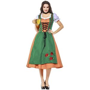 Mannen Vrouwen Duitse Oktoberfest Kostuum Beierse Traditionele Bier Kostuum Bar Ober Kleding