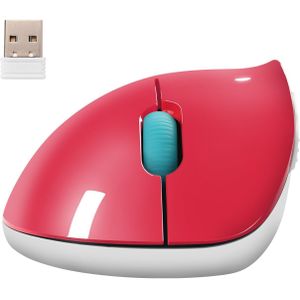 Chyi Verticale Muis 2.4G Draadloze Rechterhand Ergonomische Computer Gaming Muizen 4D Usb Optische Muis Meisje Roze Muis Voor laptop Pc