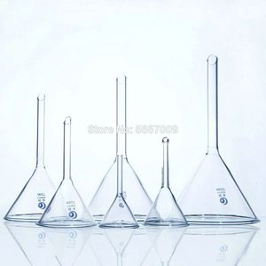 Alle Maten 40 Mm Tot 150 Mm Lab Driehoek Glazen Trechter Thicked Borosilicaatglas Trechter Laboratorium Apparatuur
