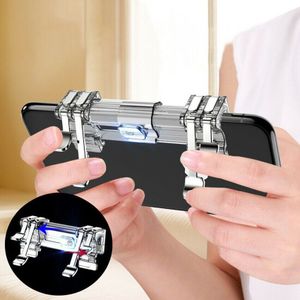 Mobiele Pubg Trigger Gamepad Controller Gevoelige Touch L1R1 Fire Knop Shooter Grip Trigger Doel Sleutel Joystick Voor Ios Android