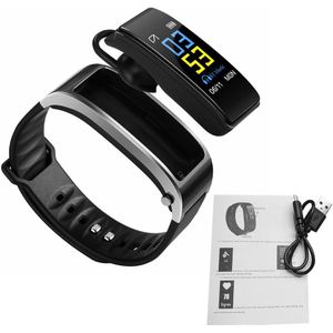 Y3PLUS Kleur Screen Smart Armband Ondersteuning Stappenteller Call Hartslag Monitoring Wekker Sport Smartband Stappenteller