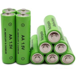 4000 Mah Oplaadbare Batterij Aa 1.5 V. Oplaadbare Alcalinas Drummey Voor Speelgoed Light Emitting Diode + Lader
