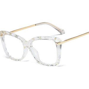 Hbk TR90 Anti Blauw Licht Goggles Leesbril Frame Vrouwen Eyewear Crystal Frame Computer Gaming Bril Voor Mannen Bescherming