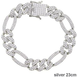 Iced Out Bling Vrouwen Been Voet Keten 5A Zirconia Cz Tennis Chain Enkelband 12Mm Figaro Cubaanse Link ketting Vrouwen Enkelband